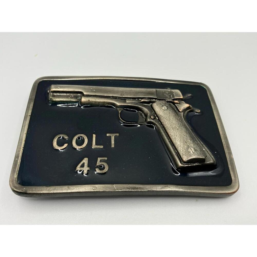 Colt .45 belt buckle